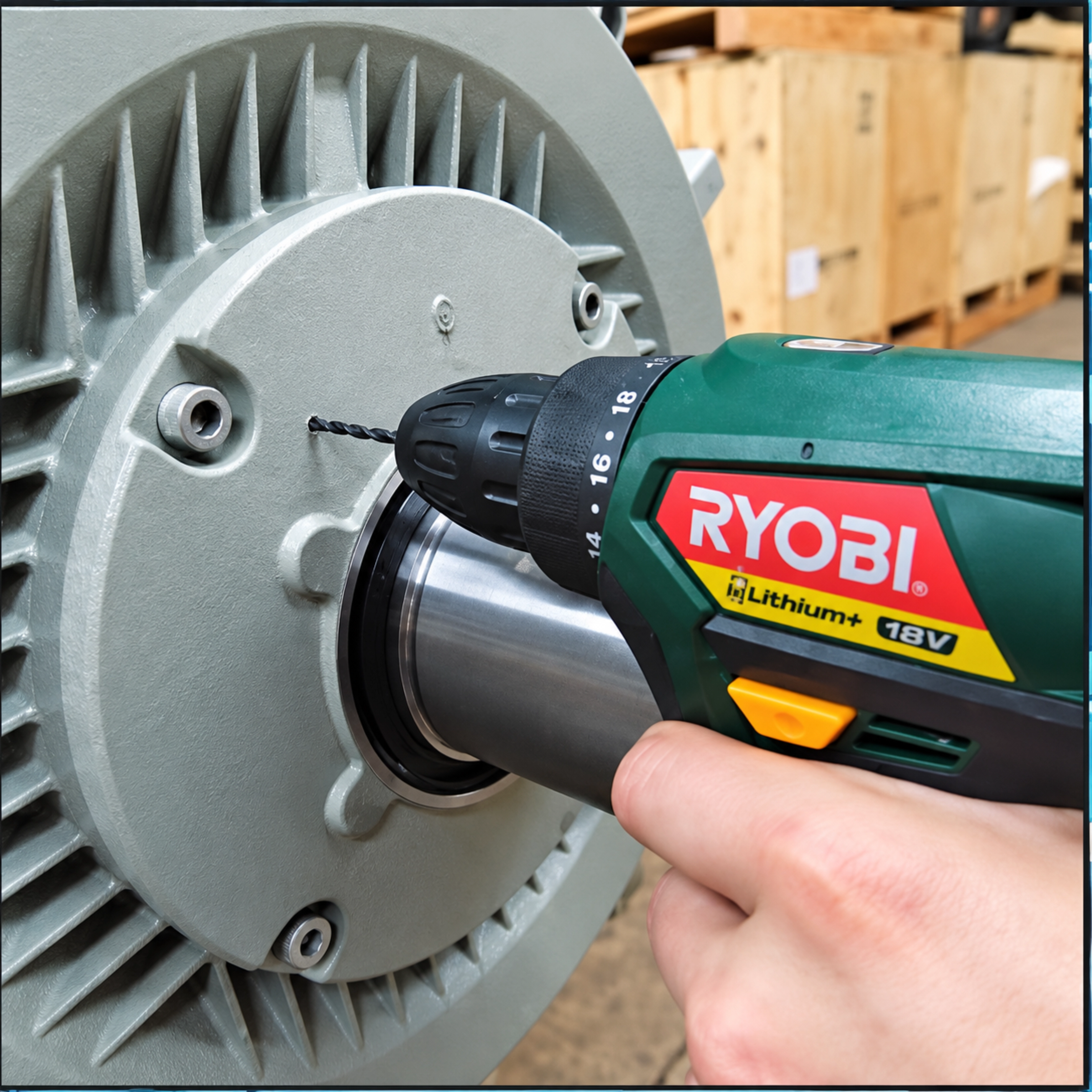 Drilling the Earthring mounting hole