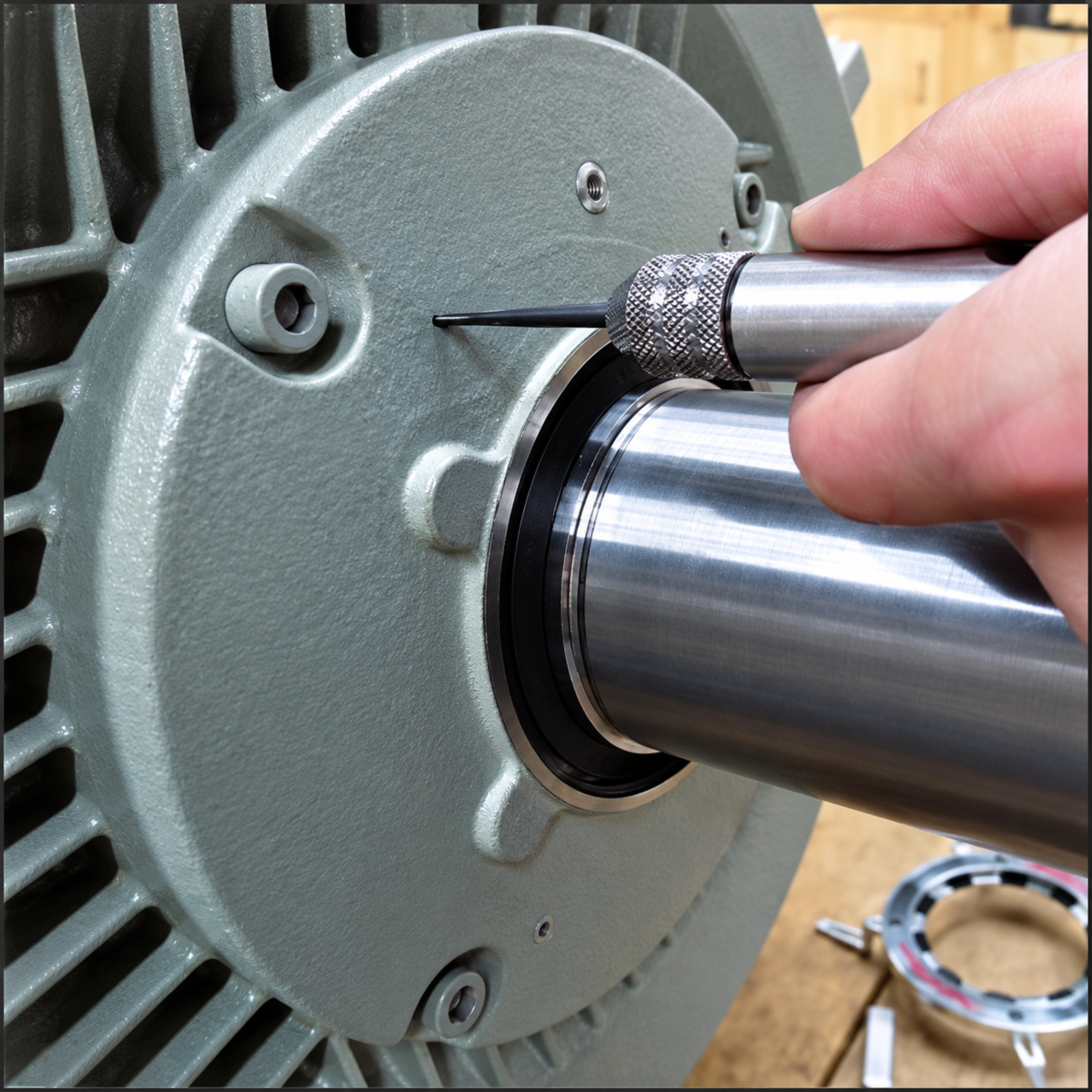 Tapping the Earthring mounting hole