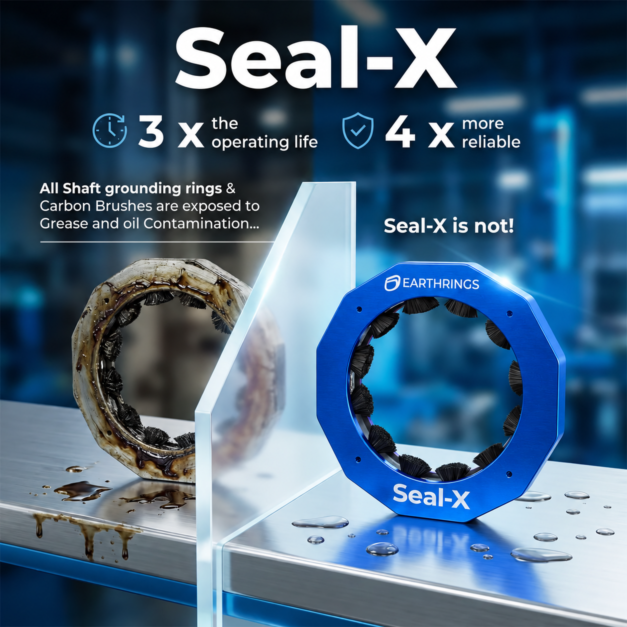 Earthrings Seal X installed