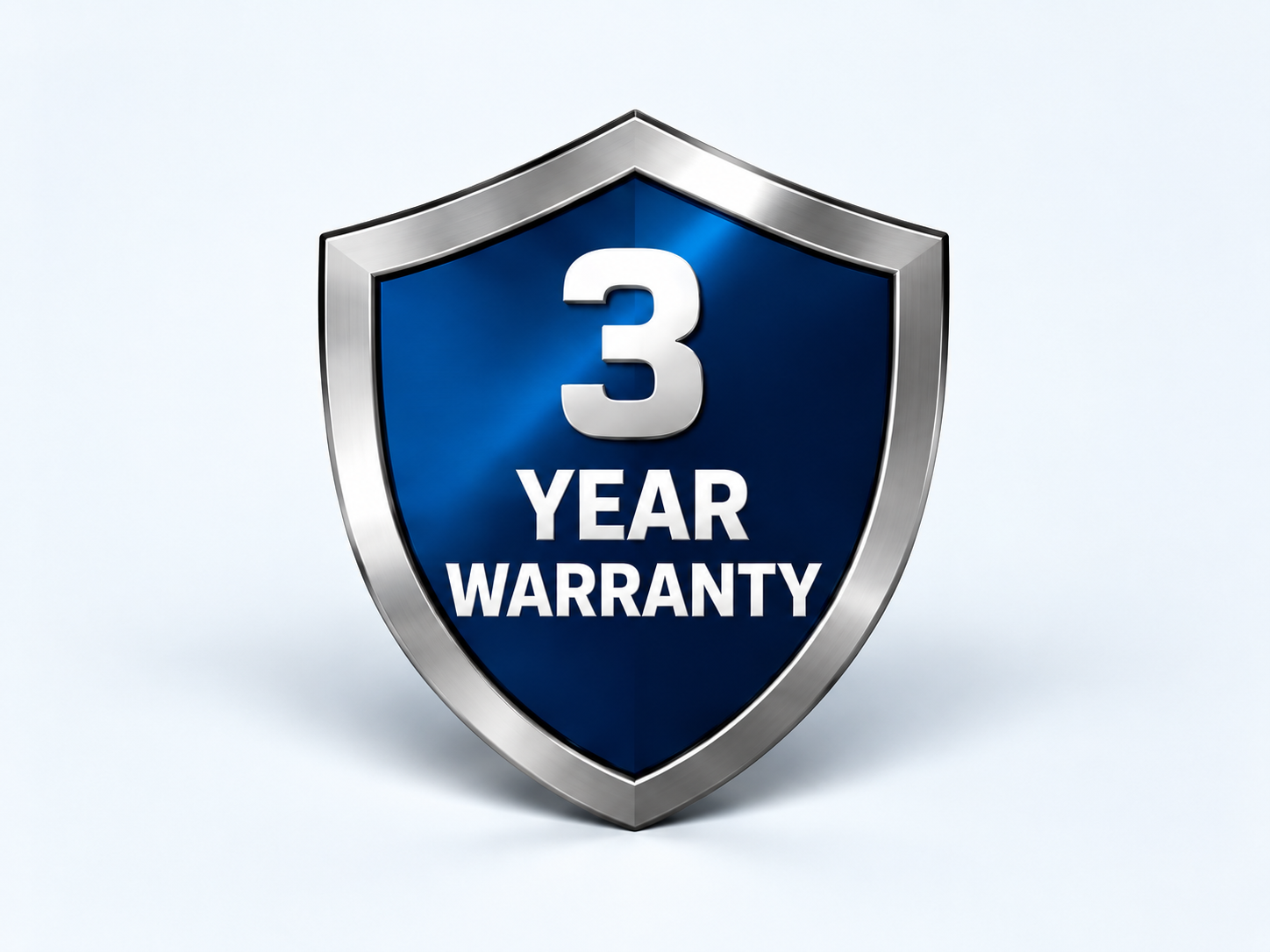 3-Year Warranty shield
