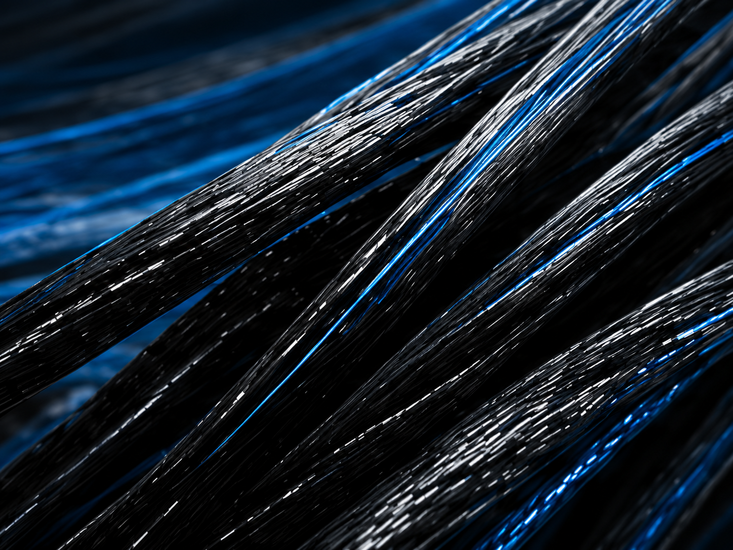 Combined carbon and graphite fibre